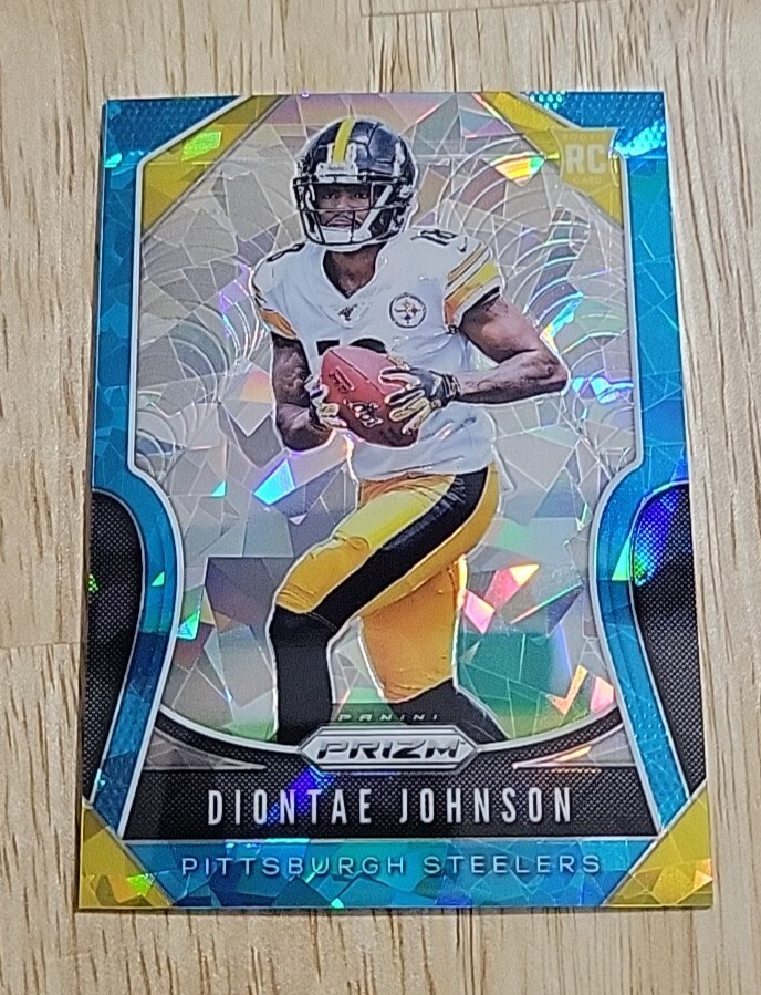 2019 Prizm DIONTAE JOHNSON Blue Ice Prizm /99 #352 Rookie RC Steelers SP