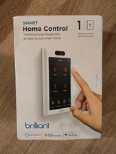 New Brilliant Smart Home Control Light Switch Panel BHA-120US-WH1 FAST SHIPPING!