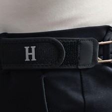 2PCS Tactical Metal Hook Elastic Belt Buckle-Less Invisible Waist Belt Closure