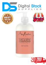 Shea Moisture Coconut & Hibiscus Curl & Shine Conditioner 379ml Hair Care 18.44 per litre