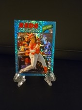 SAL STEWART 2026 TOPPS HERITAGE #221 CHROME ROOKIE BLUE SPARKLE REFRACTOR RC