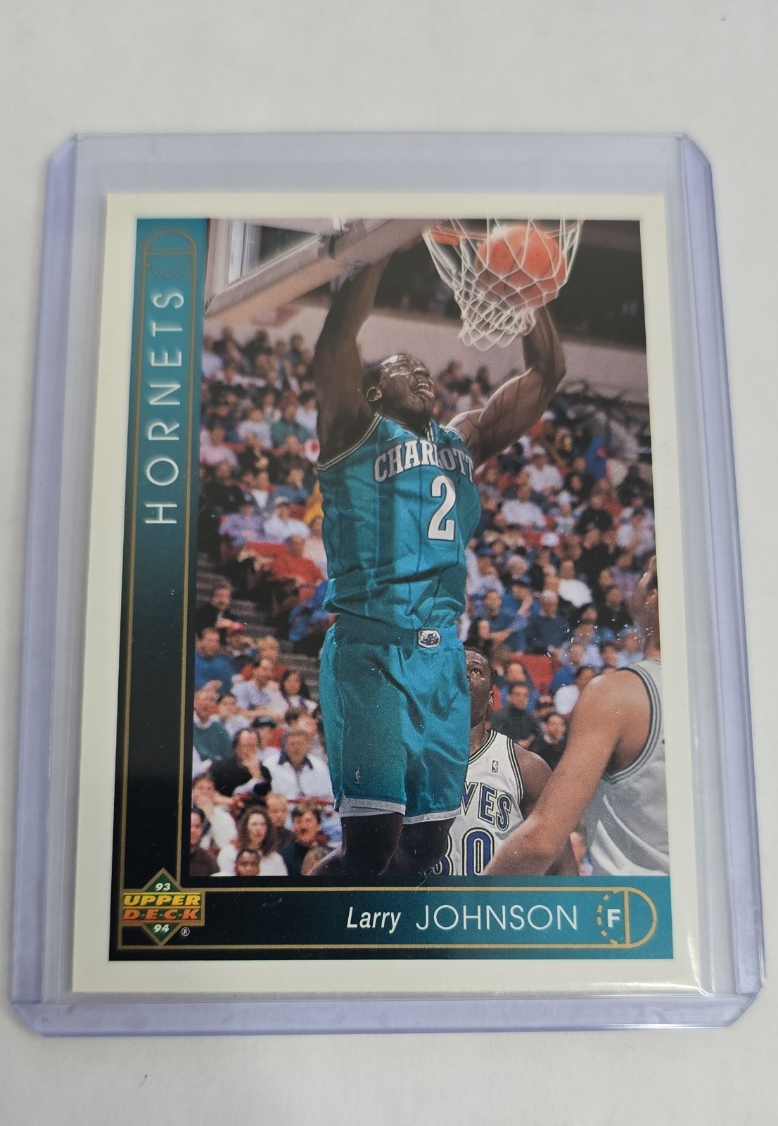 1993-94 Upper Deck International French - Larry Johnson #80