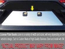 Qaa Fits Mitsubishi Outlander 2007-2009 1 Pc Ss License Plate Bezel Lp27010