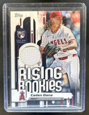 2025 Topps Update Caden Dana Rising Relics RC Jersey #RRR-CDA Rookie
