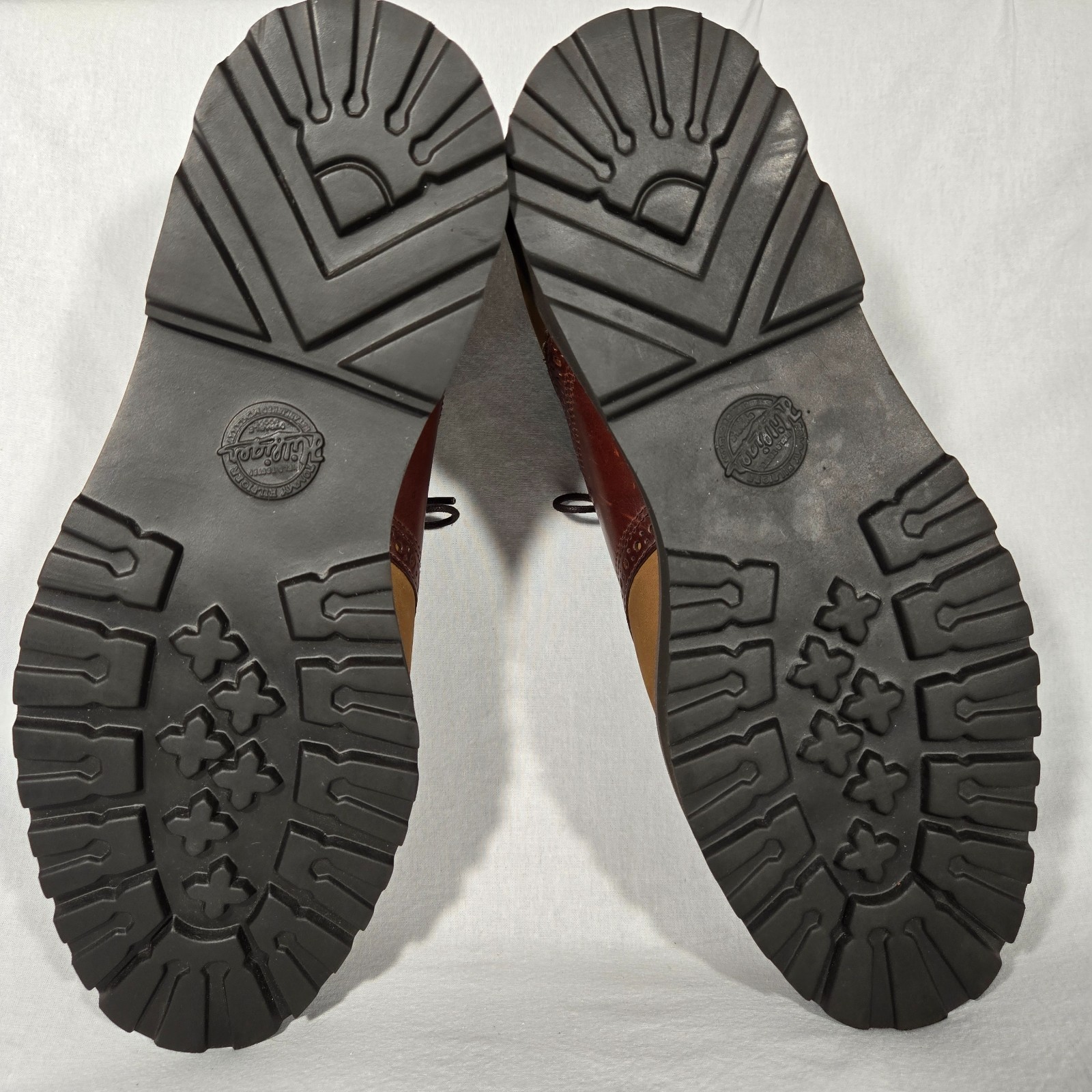 RARE Vintage 1985 TOMMY HILFIGUER Old Stock Brown Leather Oxford Shoes Men's 12M