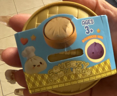 Squeezy Dumplings Squeezable Stress Reliever Sensory Toy for Ages 3+