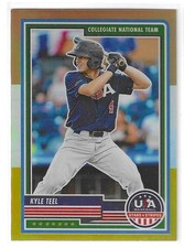2023 Panini USA Stars & Stripes #95 Kyle Teel Bronze Silver Gold BSG Prizm