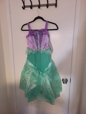 NWT Disney Store 2025 Princess Little Mermaid Ariel Costume Dress - Size 7/8