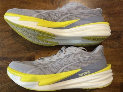Puma Deviate Nitro 4 Gray/Yellow Men s US 13