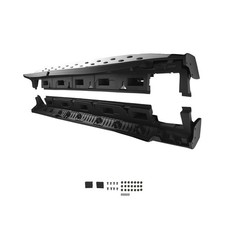 Running Board Side Steps for Mercedes ML350 W166 12-15 GLE 16-18 Black Pair