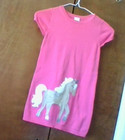 Gymboree Glittery Unicorn Sweater Dress NEW Pink Short Slv Size 5T Whimsical Fun — photo 2