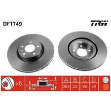 2x Bremsscheibe vorne für Alfa Romeo 147 937 156 932 164 GT GTV 916 id58048