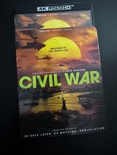 Civil War 4k and blu ray with Slipcover