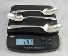 3 STERLING SILVER SERVING SPOONS INTERNATIONAL BLOSSOM TIME 203 g 8 1/2" SCRAP
