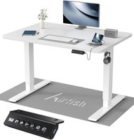 HöHenverstellbarer Schreibtisch Elektrisch 100X60Cm Mit Memory-Funktion Weiß