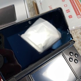 Nintendo 3DS Cosmo Black Handheld Console System CTR-001 Complete in Box CIB