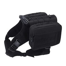 Dog Backpack for Hiking and Camping,Waterproof Lightweight Dog Hiking Black