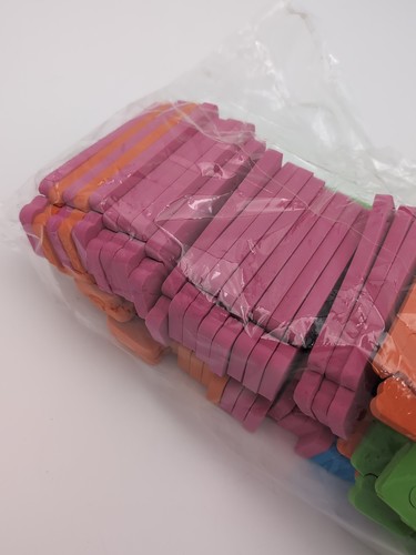 100 paia (200 pezzi) spugna morbida schiuma separatore dita pedi-mani monouso - Foto 3 di 5