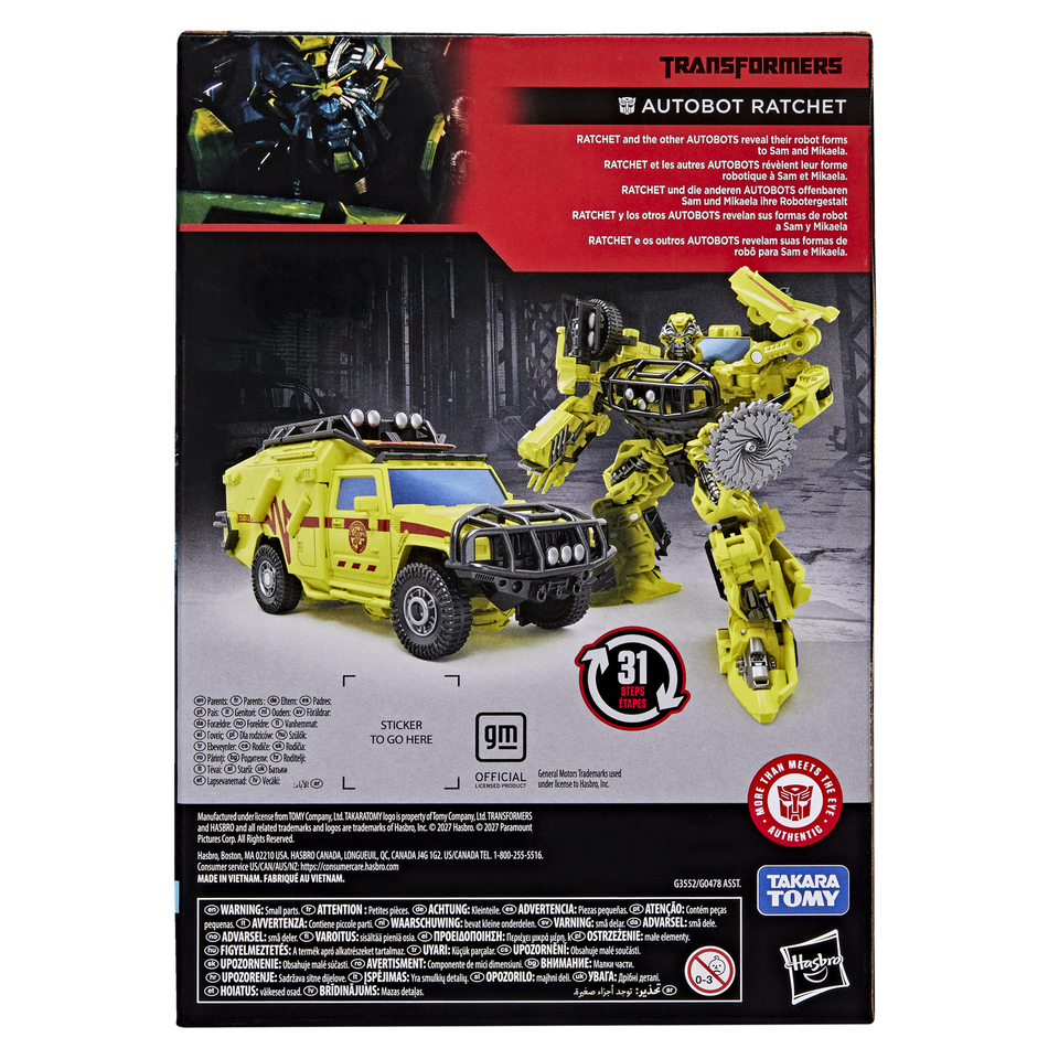 Transformers Rechet PreOrder Transformers Studio Series Autobot Ratchet Action Figure ...