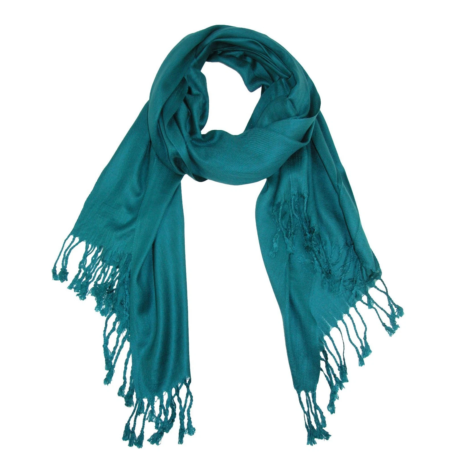 CTM Women's Classic Pashmina Style Shawl Wraps