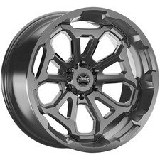 Torque Tw404c Overdrive 20x10 5x5 -18mm Gunmetal Wheel Rim 20 Inch