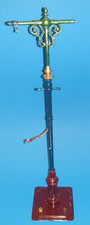  D0225042674 - Uralt Bing elektr. Lampenmast Höhe 36cm spur 1 o Spur 2 Sehr Gute