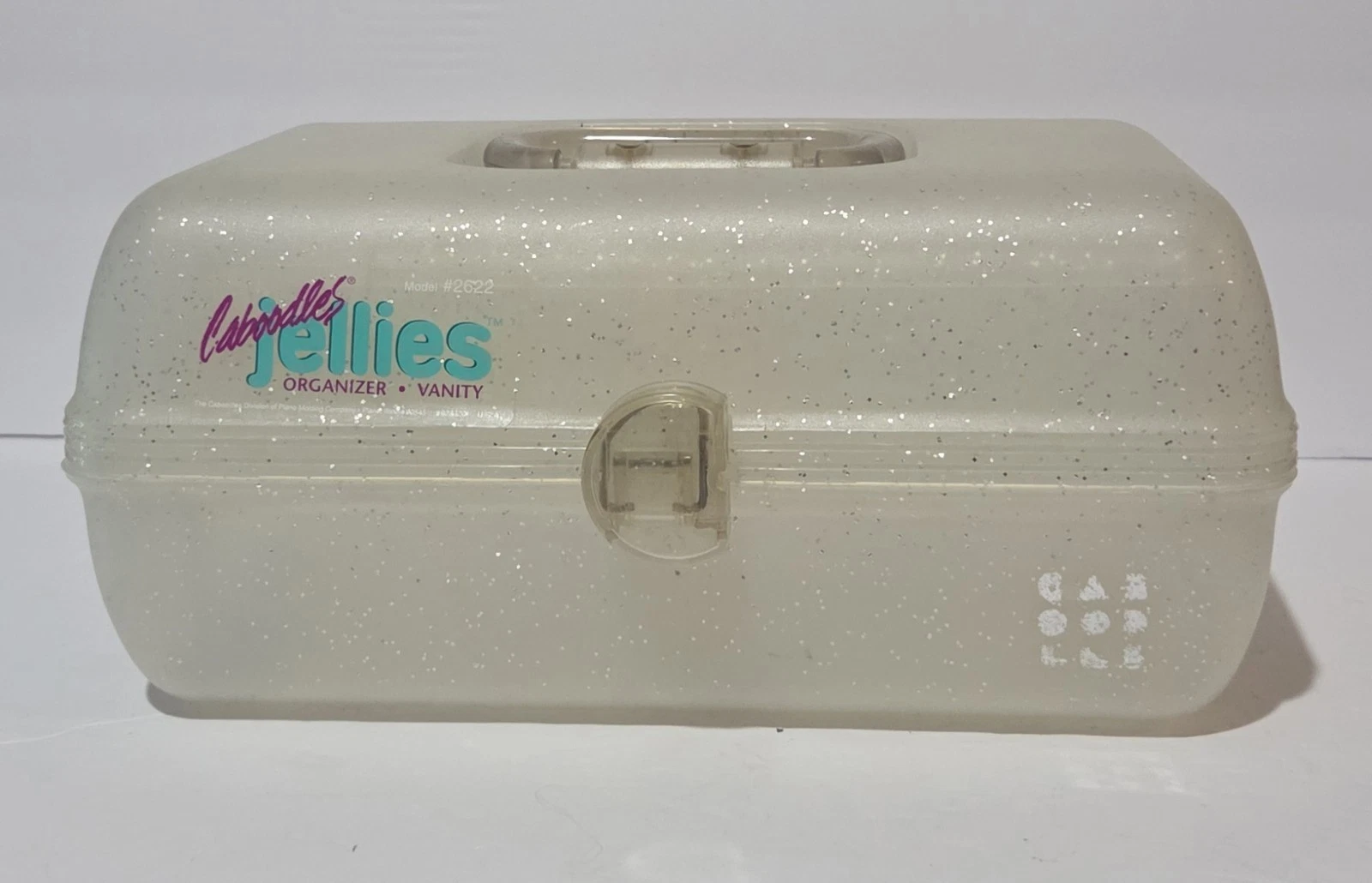 Caboodles Jellies#2622 Glitter Sparkle Vintage 90s Makeup Case Organizer
