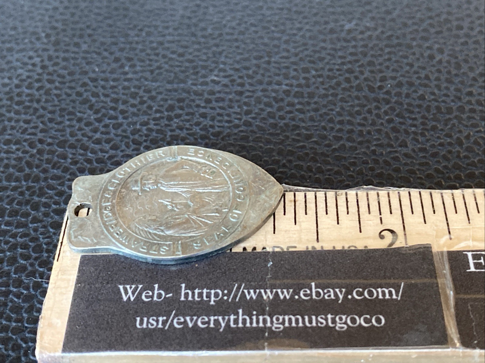 CHARGE COIN STRAWBRIDGE & CLOTHIER DEPT STORE PHILA SEAL OF CONFIDENCE ARROW FOB