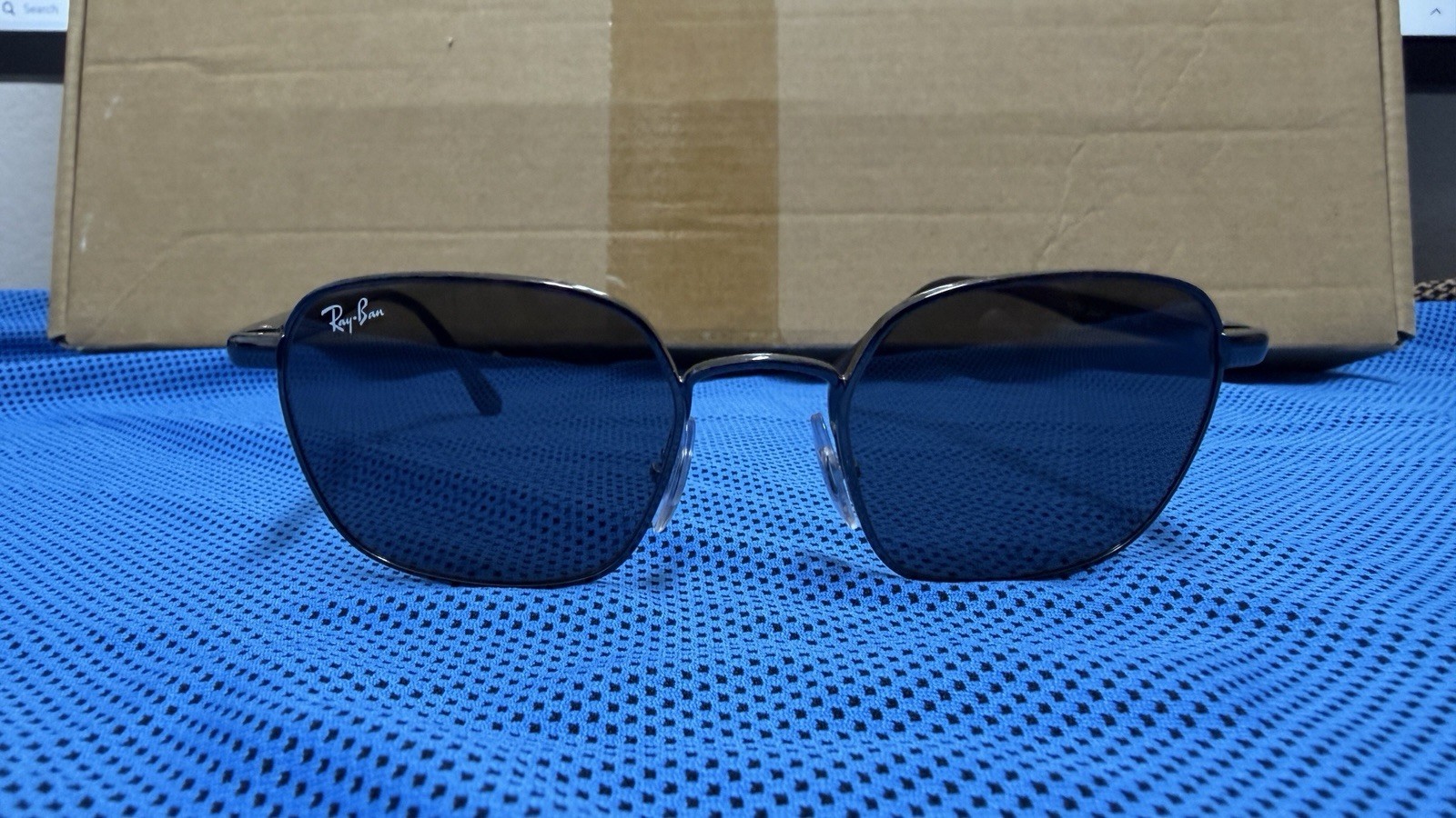 RAY-BAN RB3664 SUNGLASSES NWOT 50-19 145 MADE IN ITALY CRYSTAL GLASS image 2