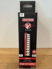 Craftsman V Series 14 Dr 6 Pt Metric Socket Set- Magnetic Rail Cmmt17500v New Craftsman V Series 14 Dr 6 Pt Metric Socket Set- Magnetic Rail Cmmt17500v New