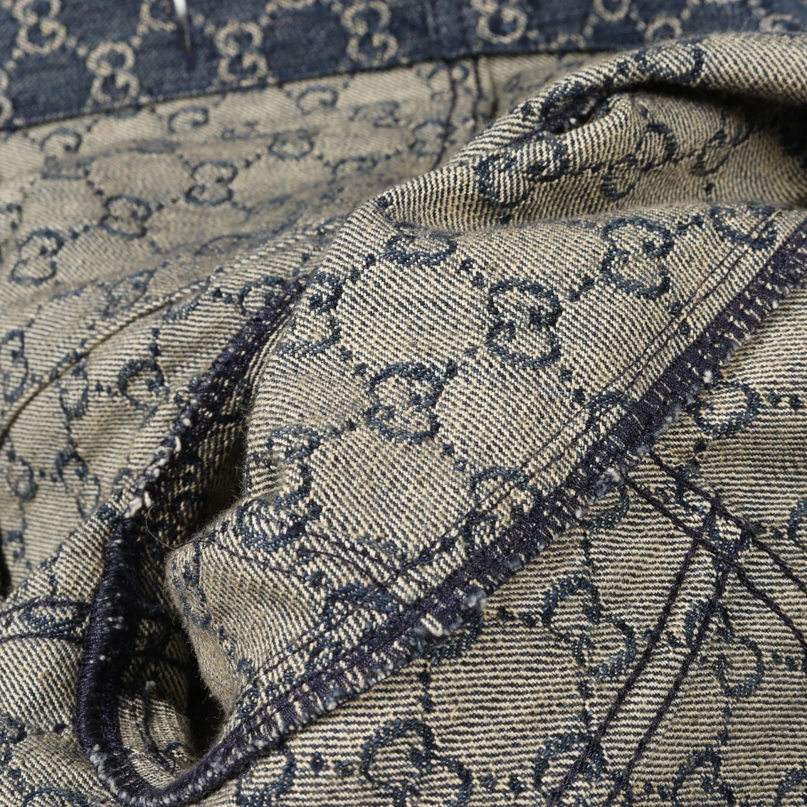 Gucci giacca denim cotone navy 671776 r4_0714