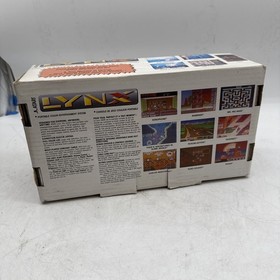 Atari lynx 2 console with box Never Used System Is New Condition Plus 2 Games