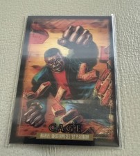 2024 UD Skybox Marvel Masterpieces ‘92 Platinum LENTICULAR parallel CAGE #17