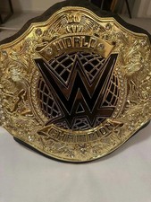 2023 World Heavyweight Championship Replica Title Brass Belt 4mm Diecast