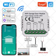 Tuya Mini WiFi Garage Door Opener Smart Life App Remote Voice Control Gate Door 