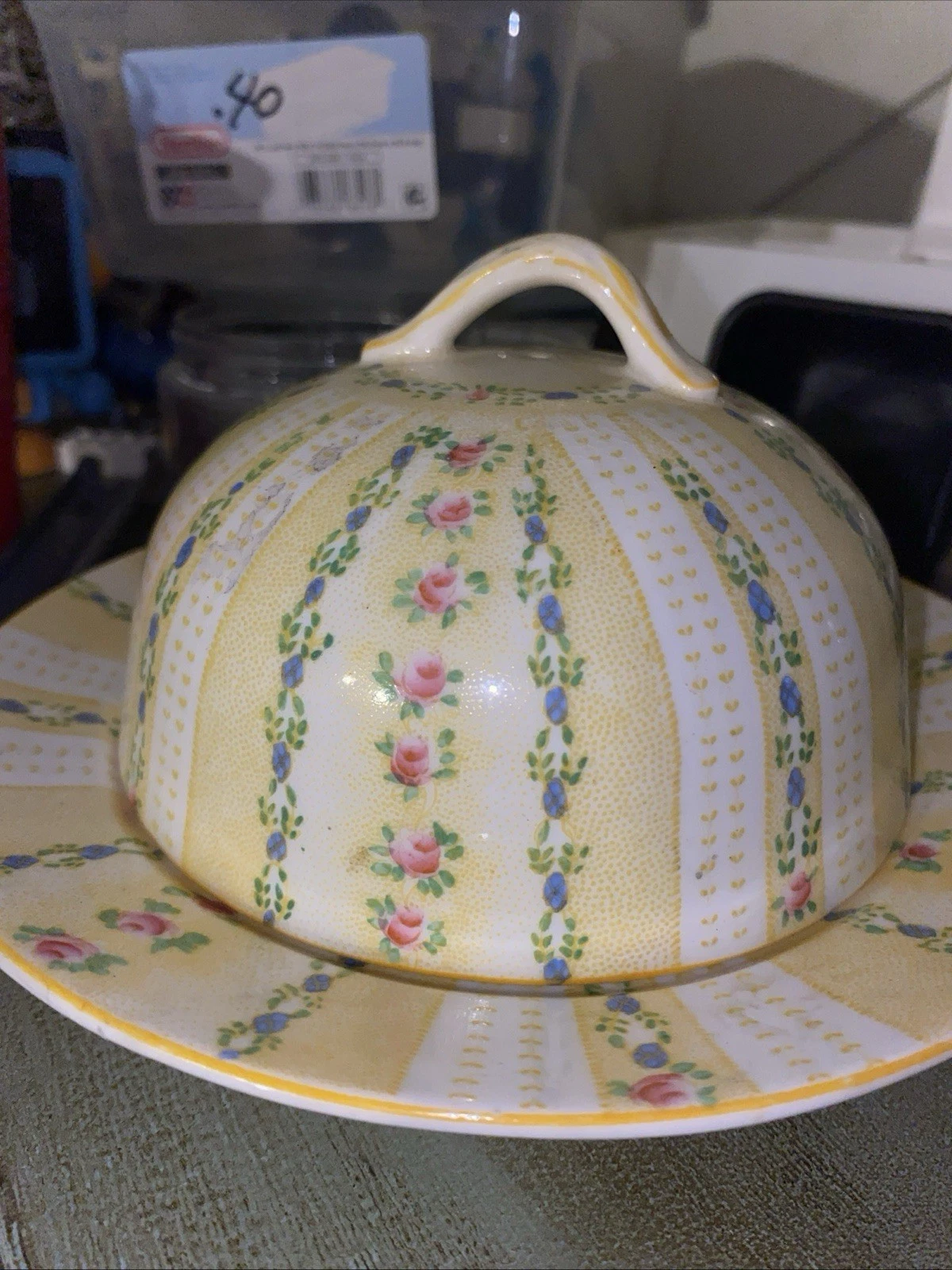 Royal Staffordshire Flowered Butter Dome 5” / Cheese Dish 7”
Opens in a new window or tab