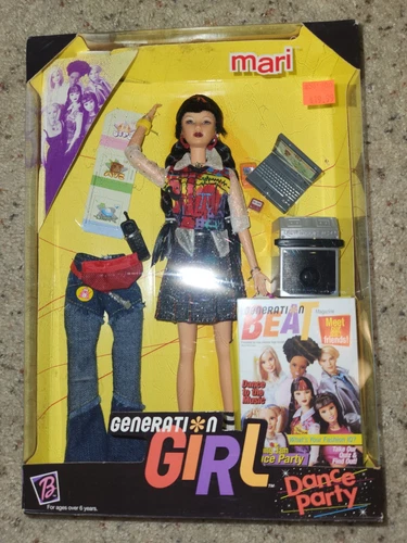 Mari Generation Girl Dance Party Doll Mattel 26112 Vintage 1999 Y2K