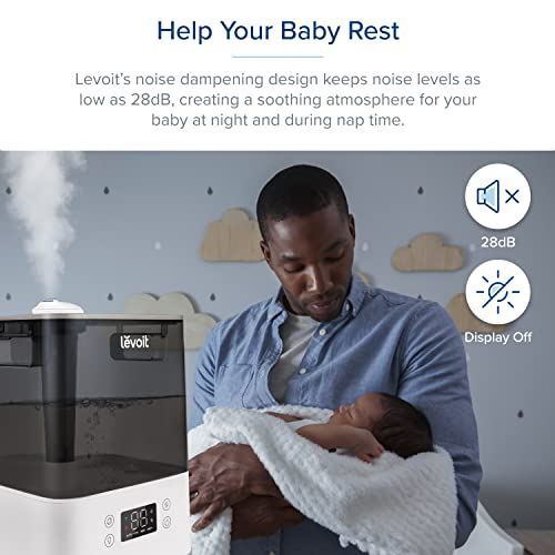 LEVOIT Humidifiers for Bedroom Large Room Home, Smart Wifi Alexa Control, 6L Top - Picture 4 of 11