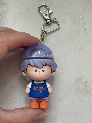 Bobo Tea Figure Keyring Bubble Tea Rare Bobo Boba key chain purse charm