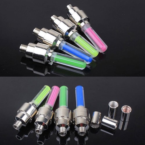 2PCS LED Valve Cap Light Car Bicycle Motorcycle Wheel Tire N6Z0 Flash J H2N9 - Picture 7 of 12