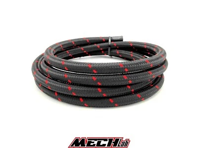 tubo depressione aria turbo AN4 anima in gomma + treccia inox interno 5mm al MT - Bild 1 von 2