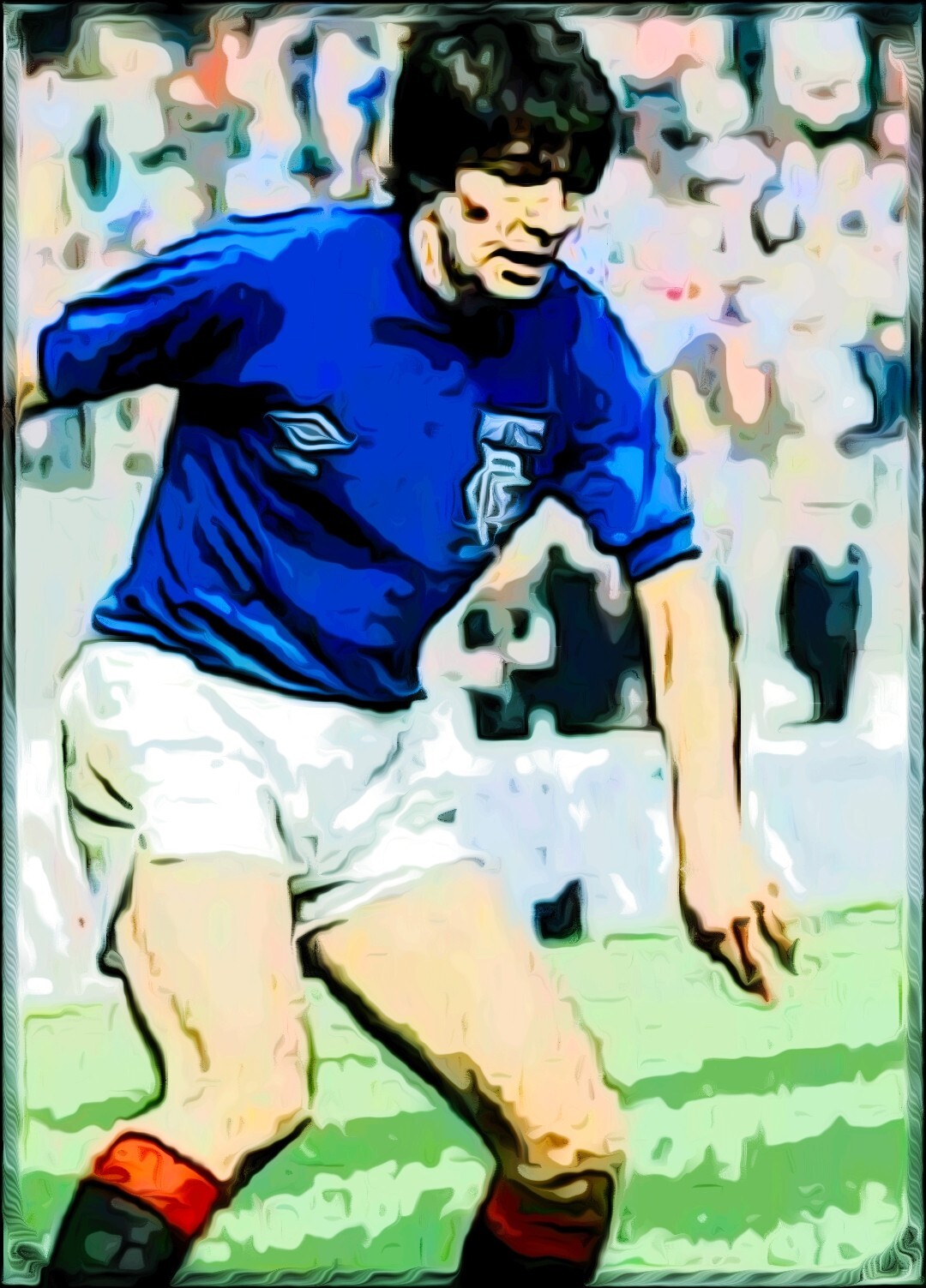 Glasgow Rangers Legends Gordon Smith Pop Art Tribute Football Picture ...