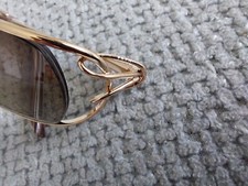 FRED Lunettes Sunglasses VOLUTE Col N3 206 18K Gold  Brown Lnses 56-14