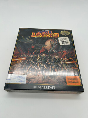 Star Legions, Sealed, Big Box, Mindcraft, CIP+, DOS IBM, OVP, top Zustand