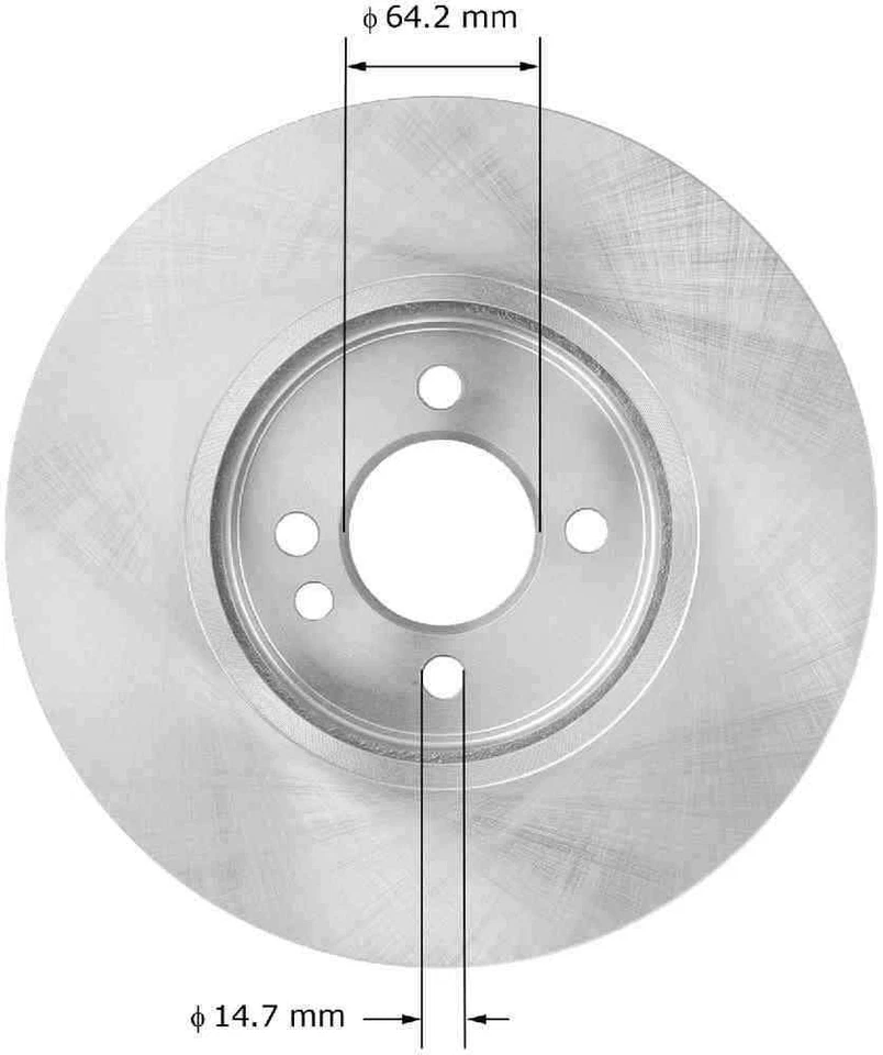 Rotor de freno de disco para Mini Cooper Bendix 2002-2006 Foto 2 de 3