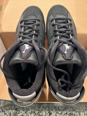 Air Jordan 6 Retro Black 317254-011 Nike Football Cleats VI Men’s Sz 13‎ No Box Air Jordan 6 Retro Black 317254-011 Nike Football Cleats VI  main image 4
