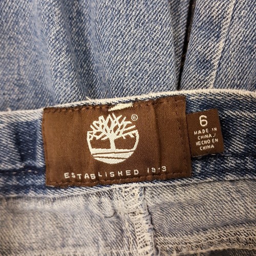 Timberland Established 1973 Kids Size 6 Bootcut Original Brand Blue Denim Jeans - Picture 2 of 6