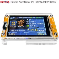 Heltec NerdMiner V2 NMMiner Lucky Miner Hashrate 377KH/s ESP32-2432S028R Display
