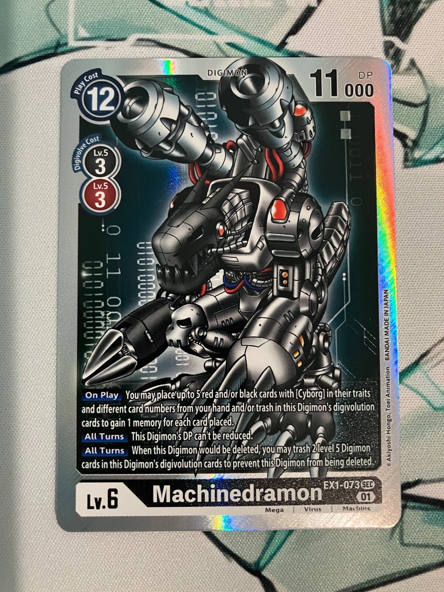 Machinedramon EX1-073 SEC Digimon CCG | Classic Collection Machinedramon EX1-073 SEC Digimon CCG | Classic Collection