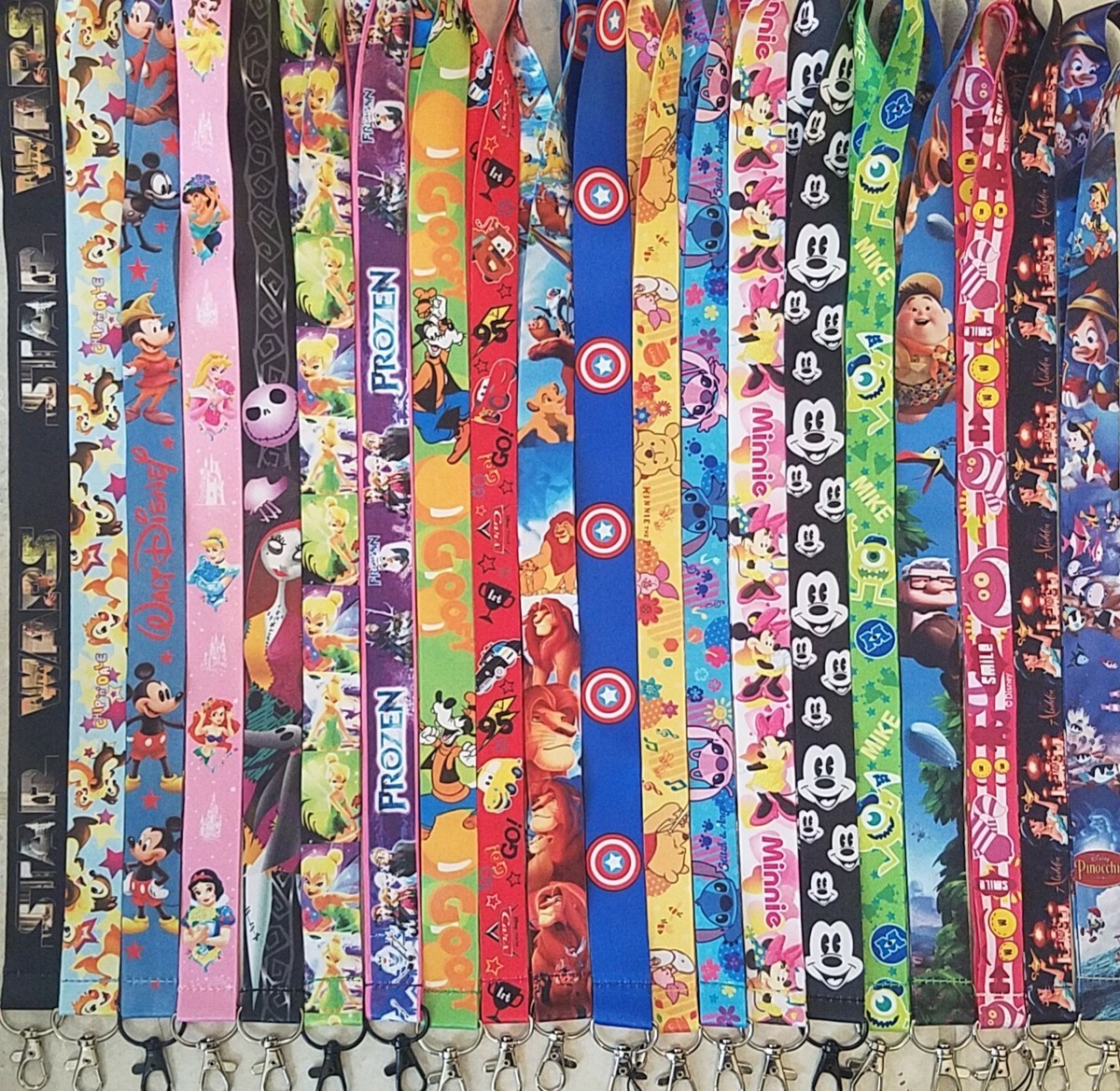 PICK ONE! DISNEY WORLD LANYARD FOR PIN TRADING! MICKEY MINNIE NEMO